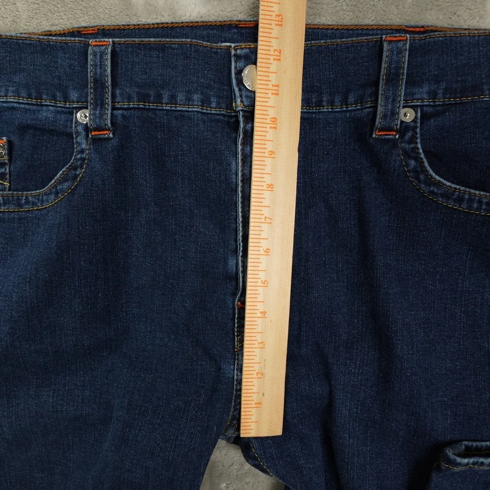 True Religion Geno‎ Relaxed Slim Fit Jeans Men's 46 Blue Dark Wash No Flap